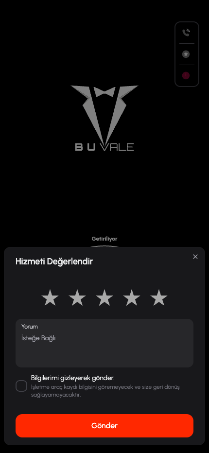 Vale Yazılımı Hizmet Değerlendirmesi